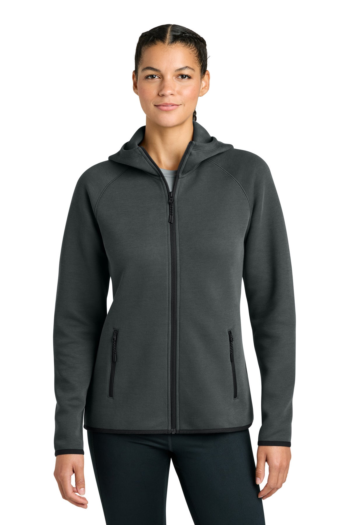 sport-tek ®  women's phenom full-zip hoodie lst840