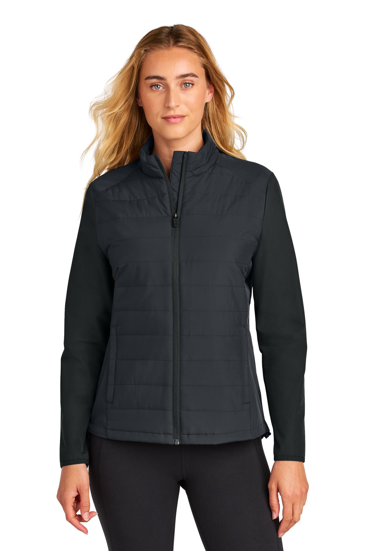 sport-tek ®  women's teknical hybrid jacket lst940