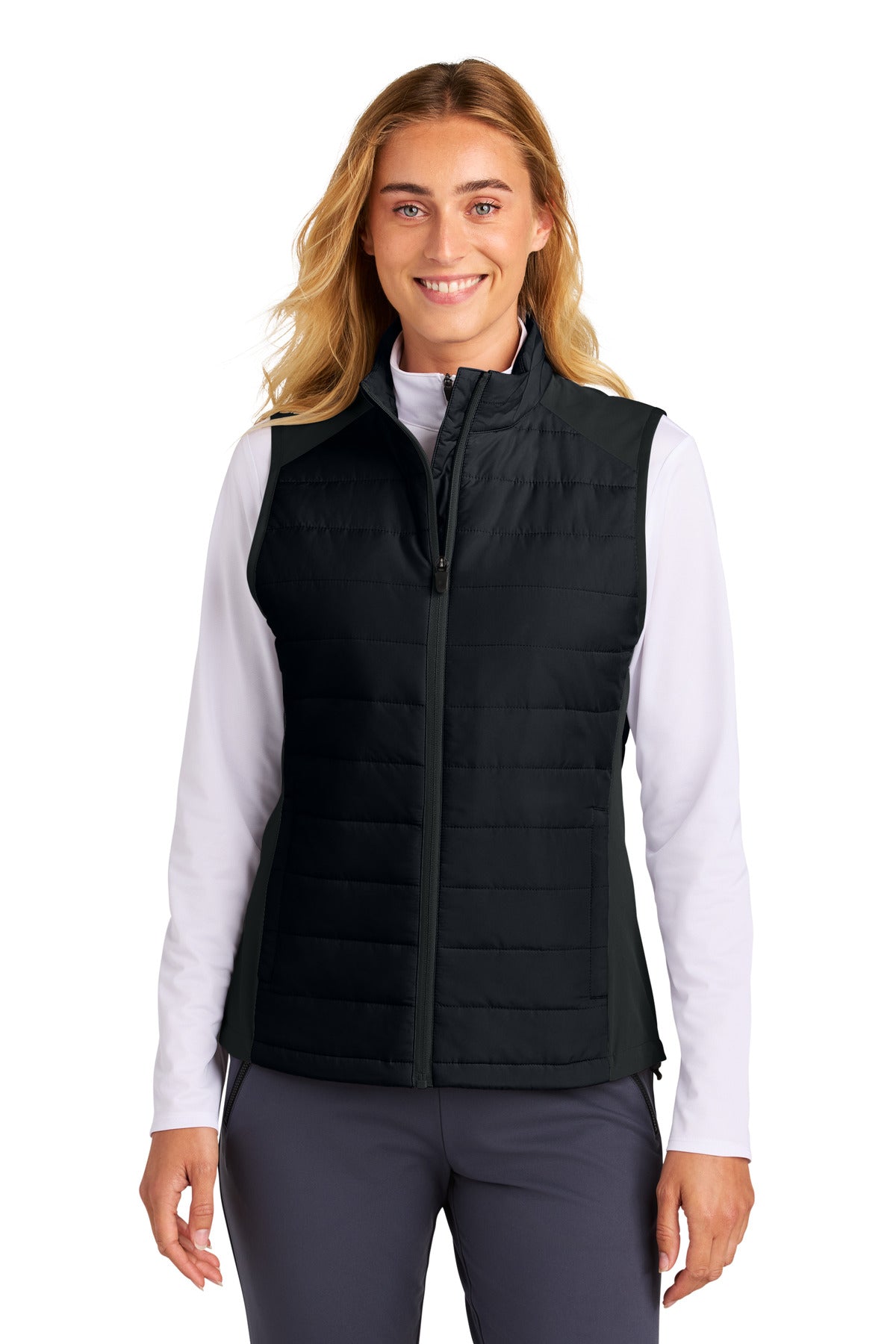sport-tek ®  women's teknical hybrid vest lst941