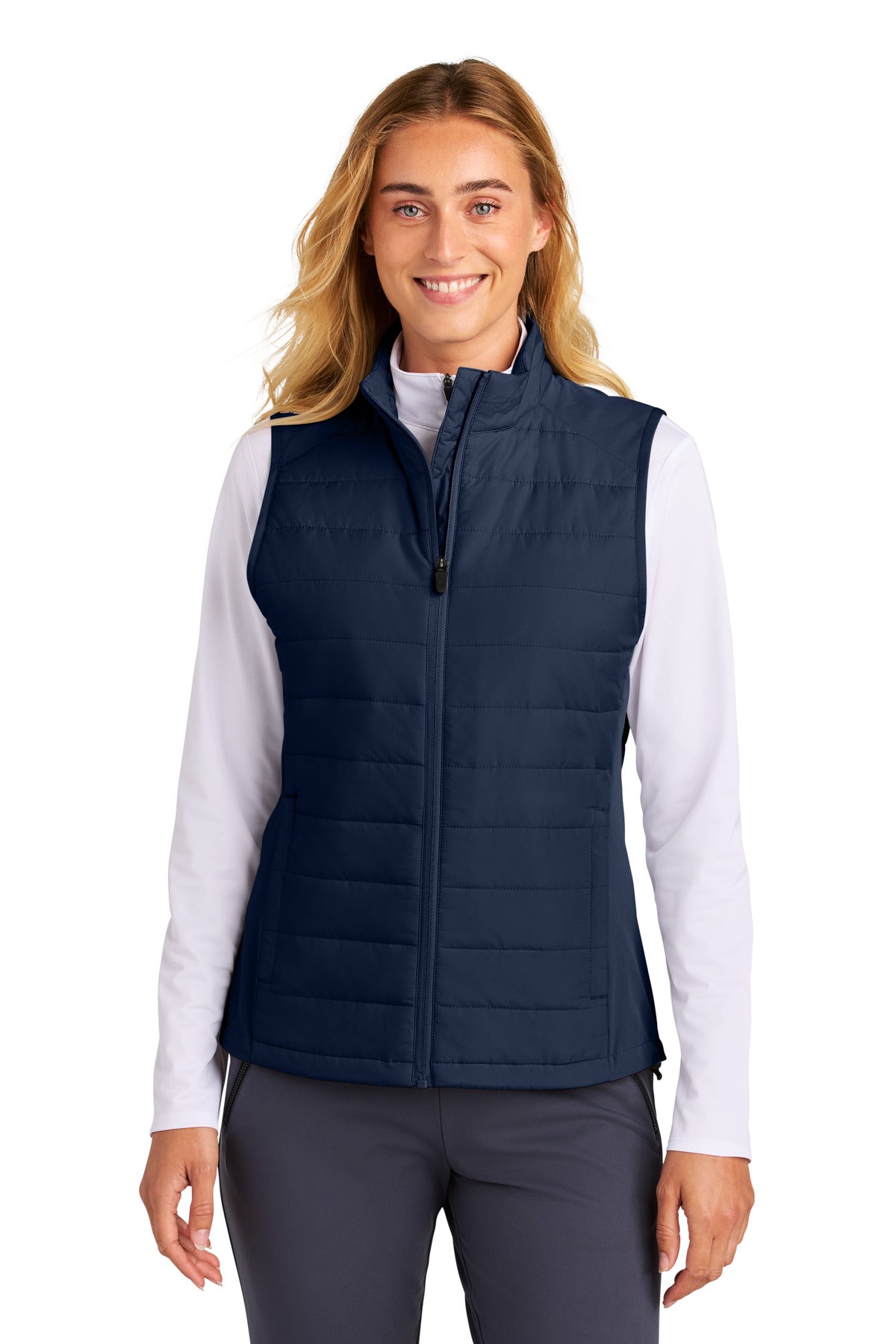 sport-tek ®  women's teknical hybrid vest lst941