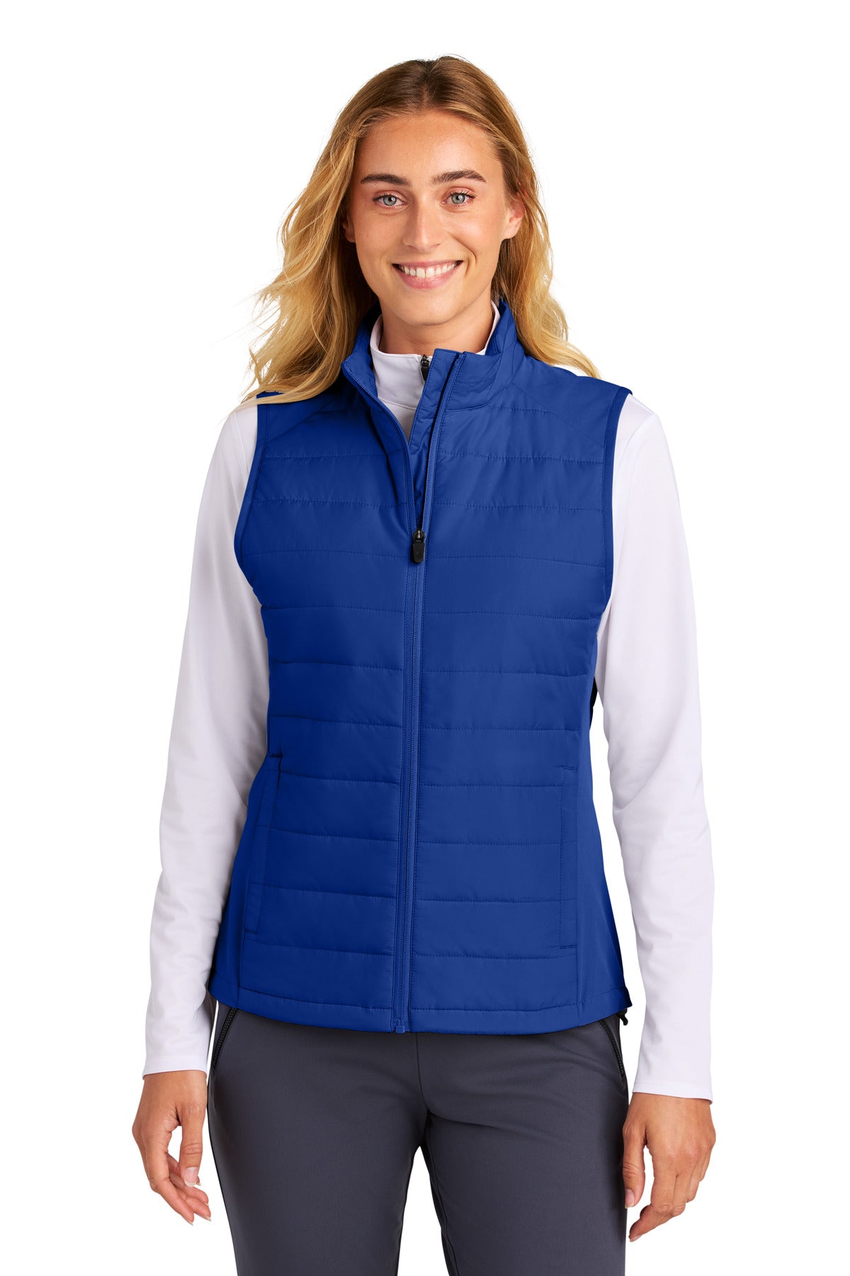 sport-tek ®  women's teknical hybrid vest lst941