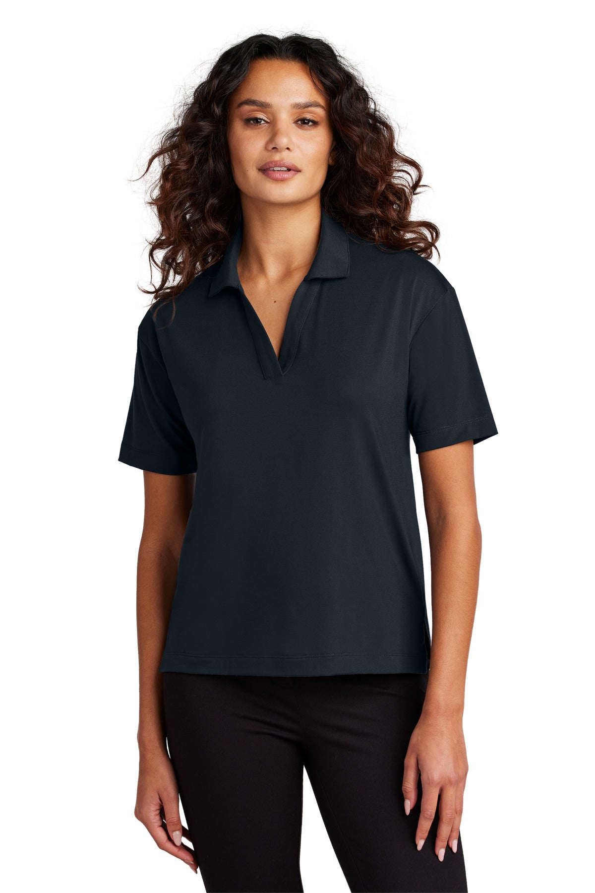 mercer+mettle ®  women's stretch jersey polo mm1015