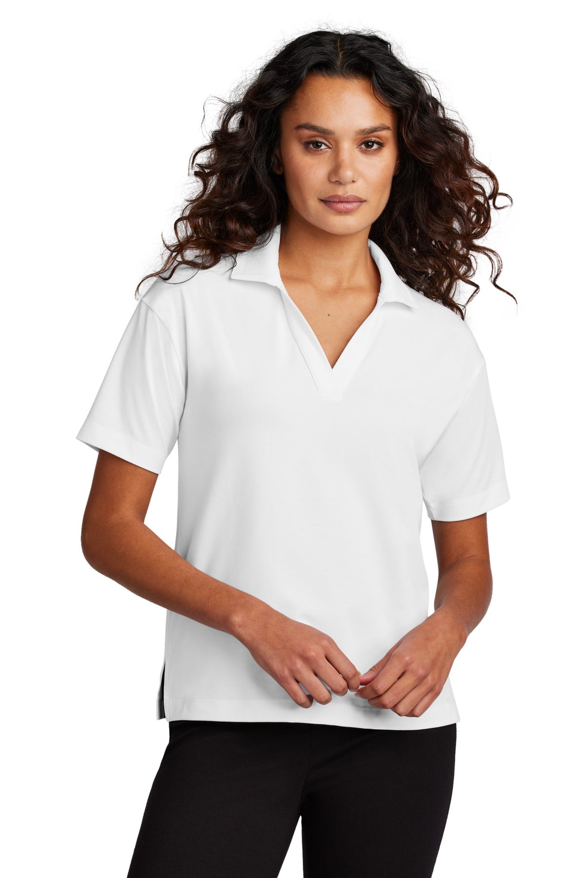 mercer+mettle ®  women's stretch jersey polo mm1015