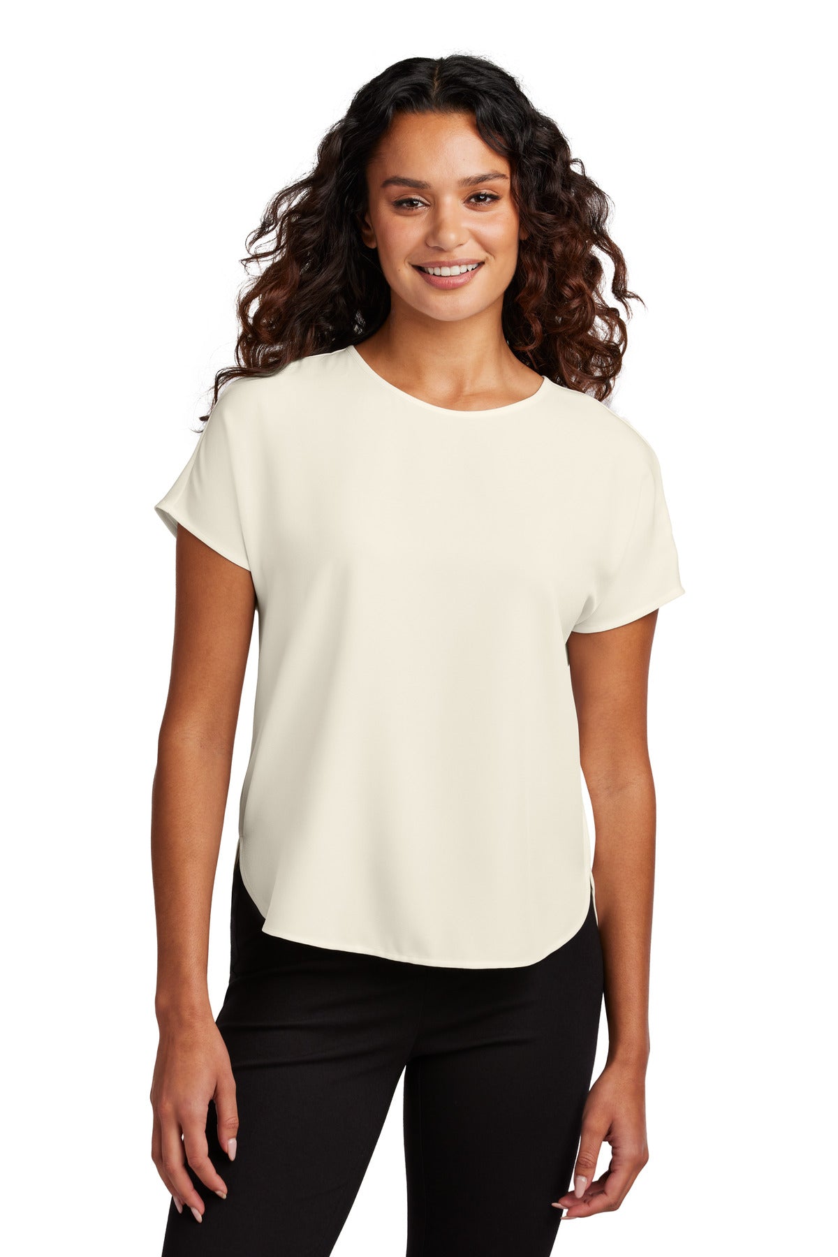 mercer+mettle ®  women's stretch crepe crew mm2015