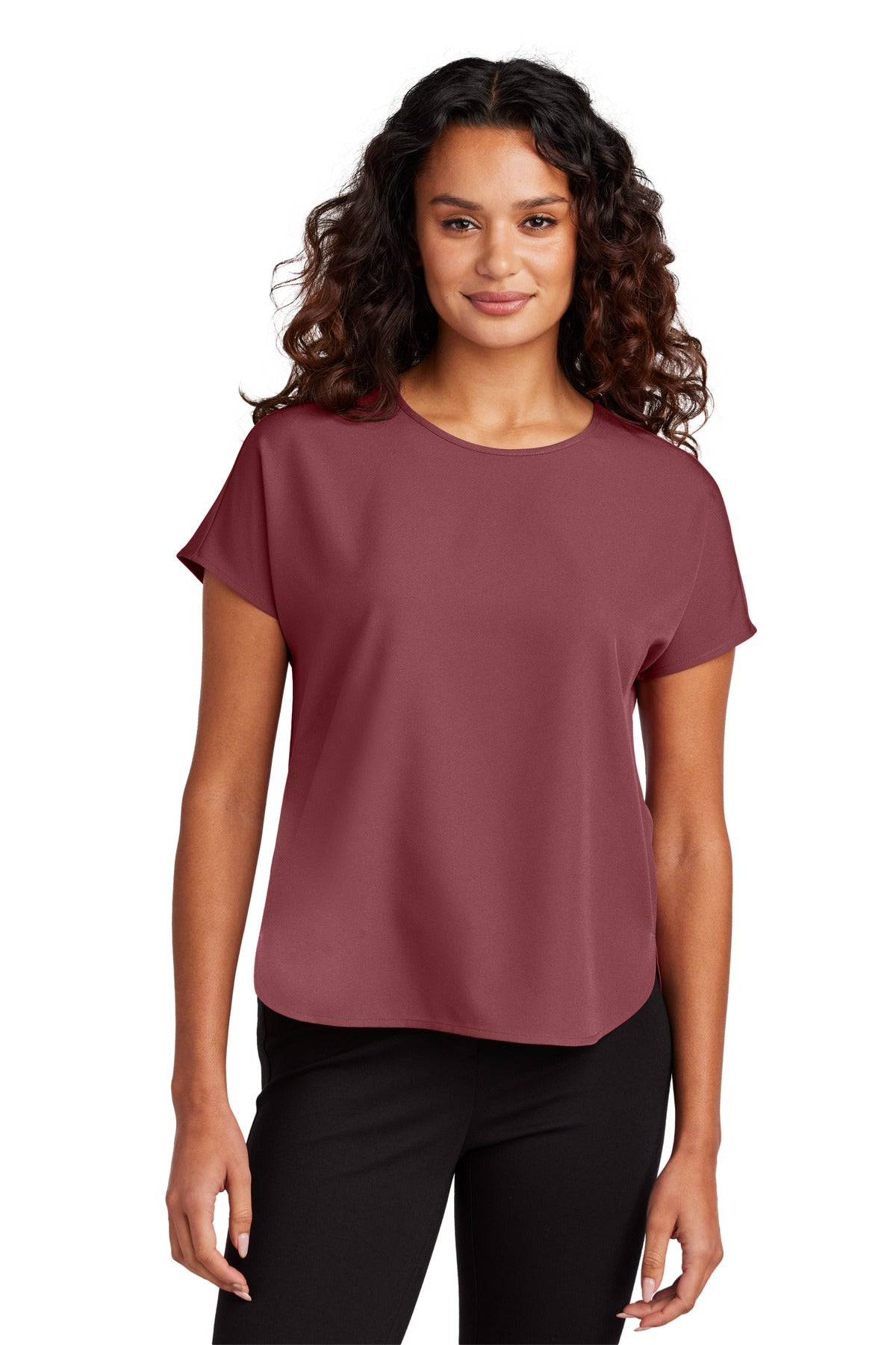 mercer+mettle ®  women's stretch crepe crew mm2015