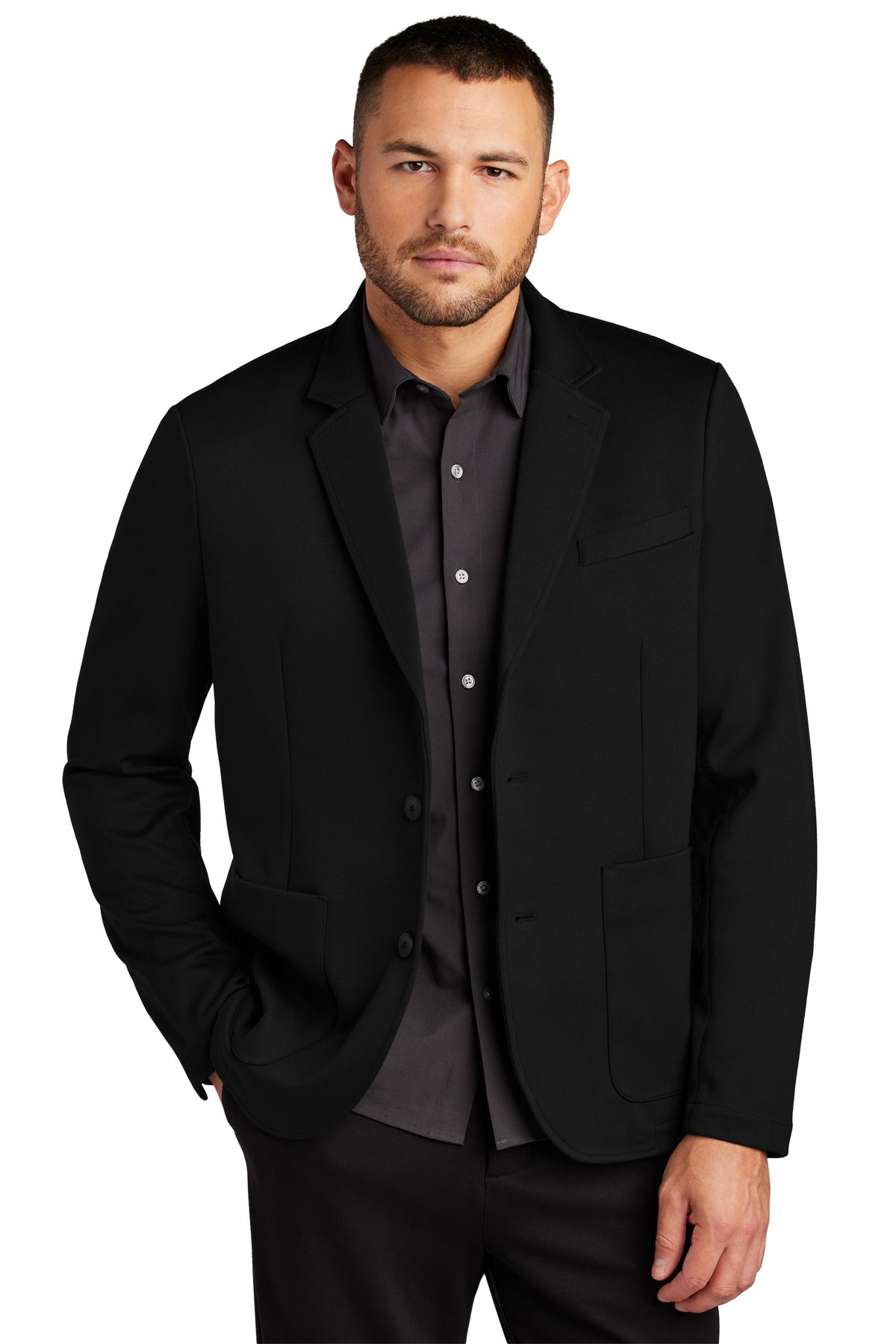 mercer+mettle ®  relaxed knit blazer mm3030