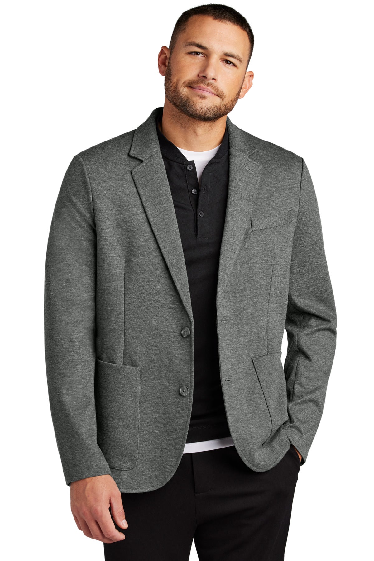 mercer+mettle ®  relaxed knit blazer mm3030