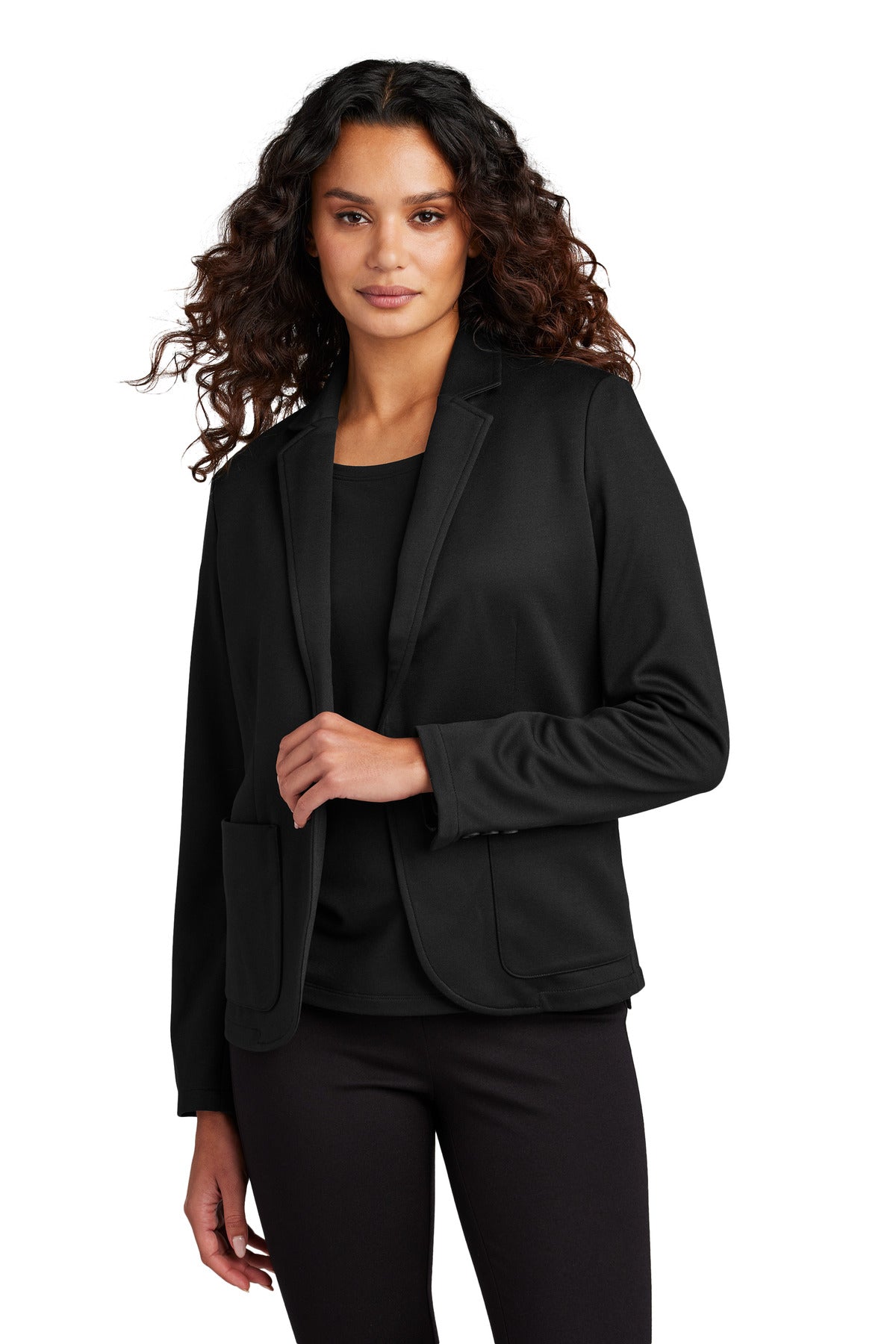 mercer+mettle ®  women's relaxed knit blazer mm3031