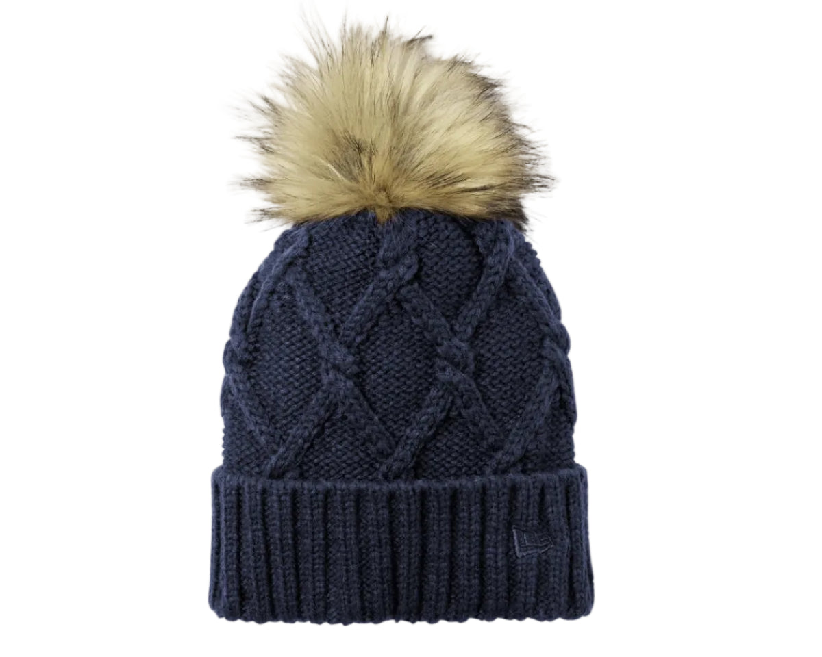 new era ®  faux fur pom beanie ne911