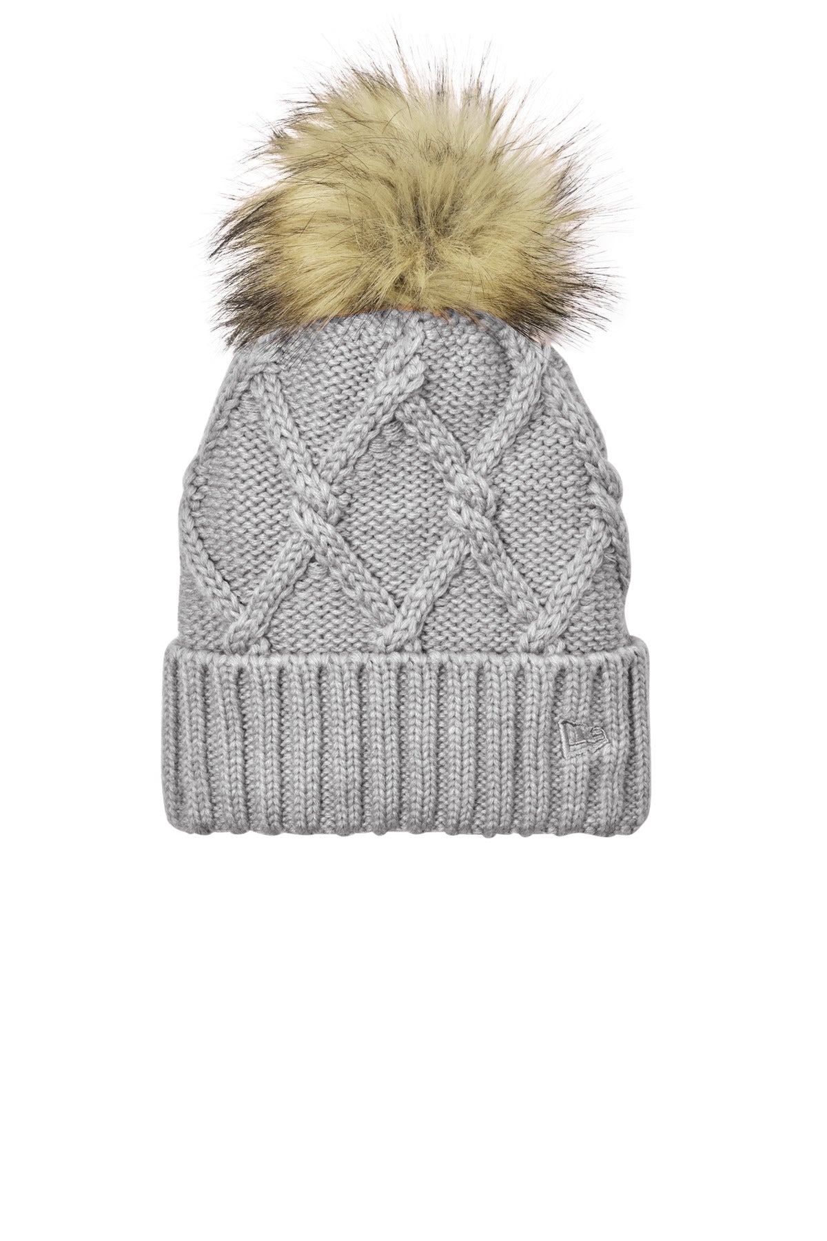 new era ®  faux fur pom beanie ne911