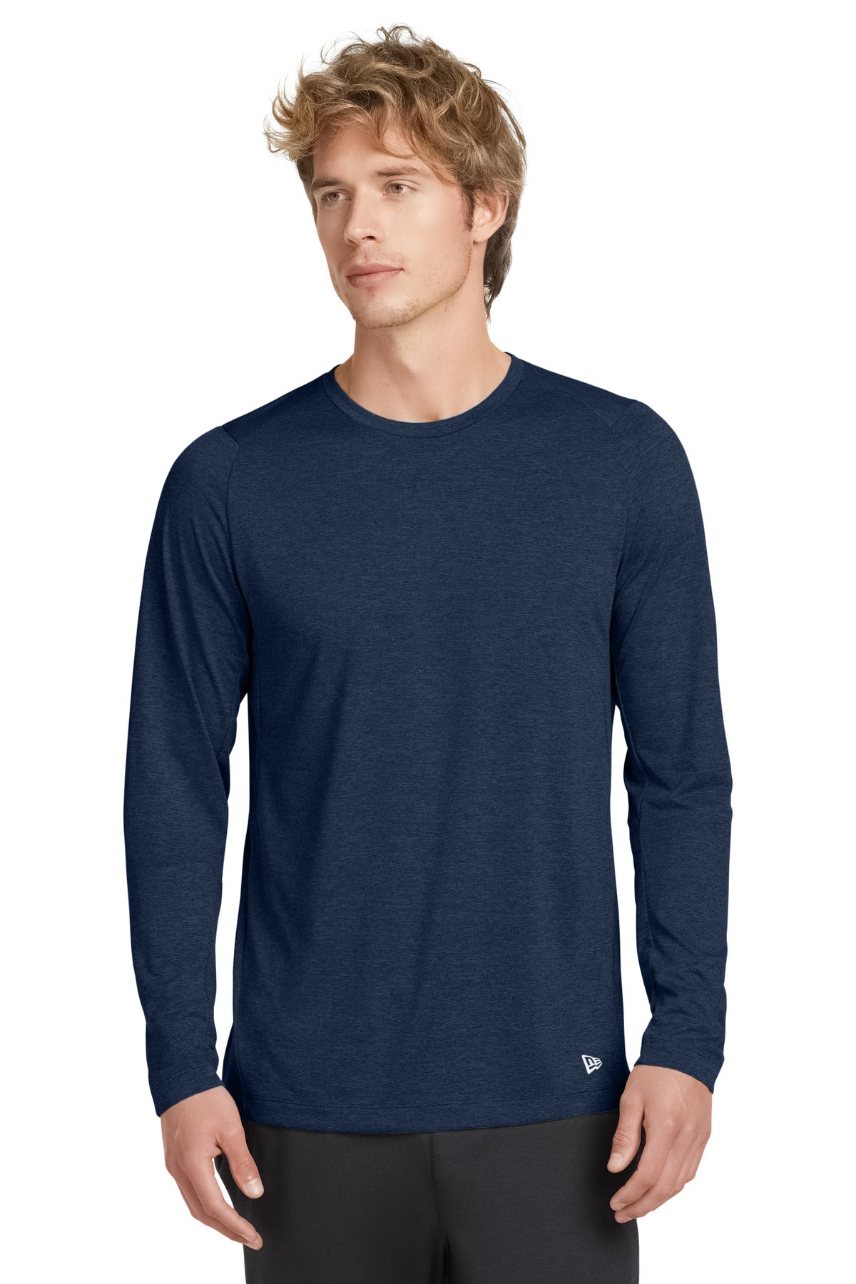 new era  ®  series performance long sleeve crew tee. nea201
