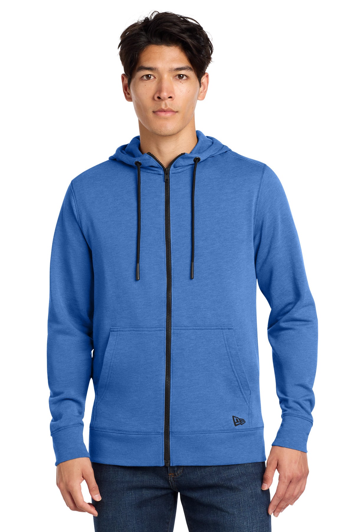 new era  ®  tri-blend fleece full-zip hoodie nea511