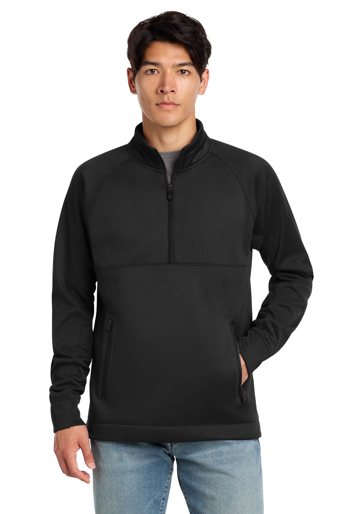 new era  ®  venue fleece 1/4-zip pullover. nea523