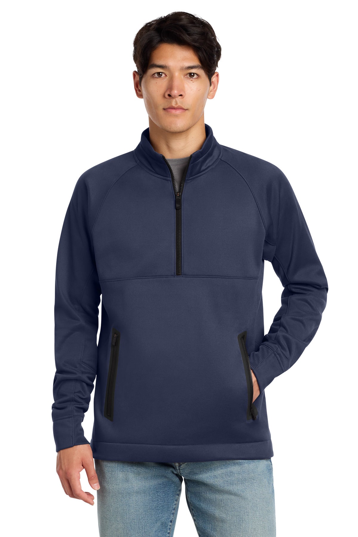new era  ®  venue fleece 1/4-zip pullover. nea523