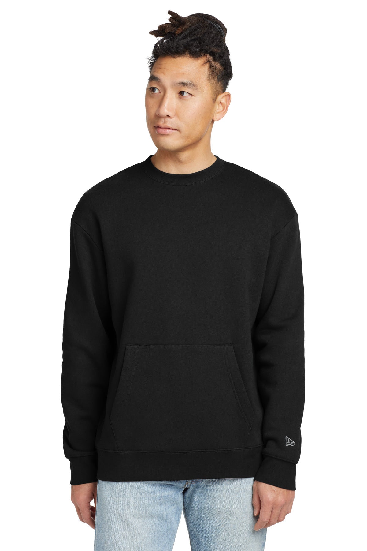 new era ®  heritage fleece pocket crew nea527