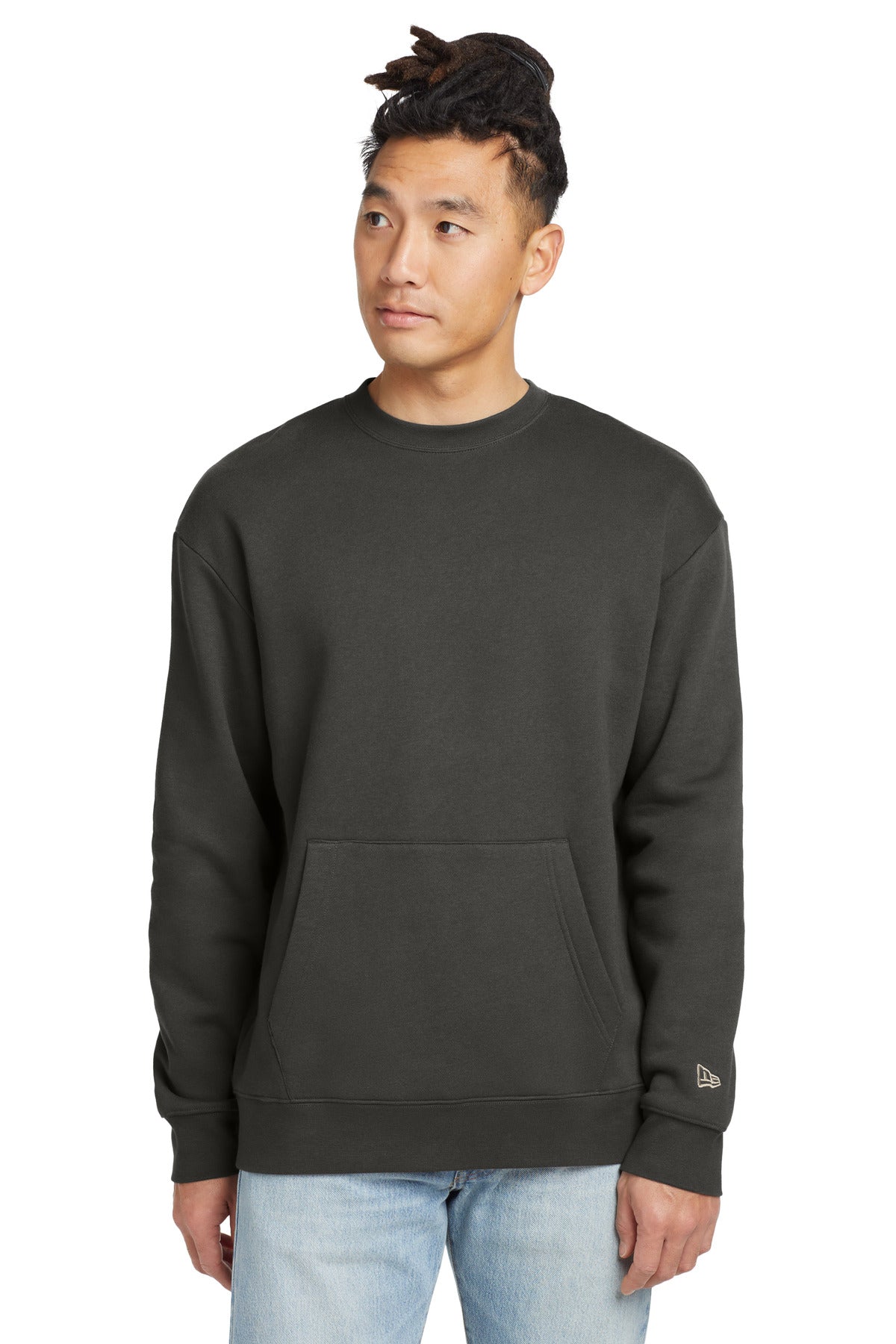 new era ®  heritage fleece pocket crew nea527