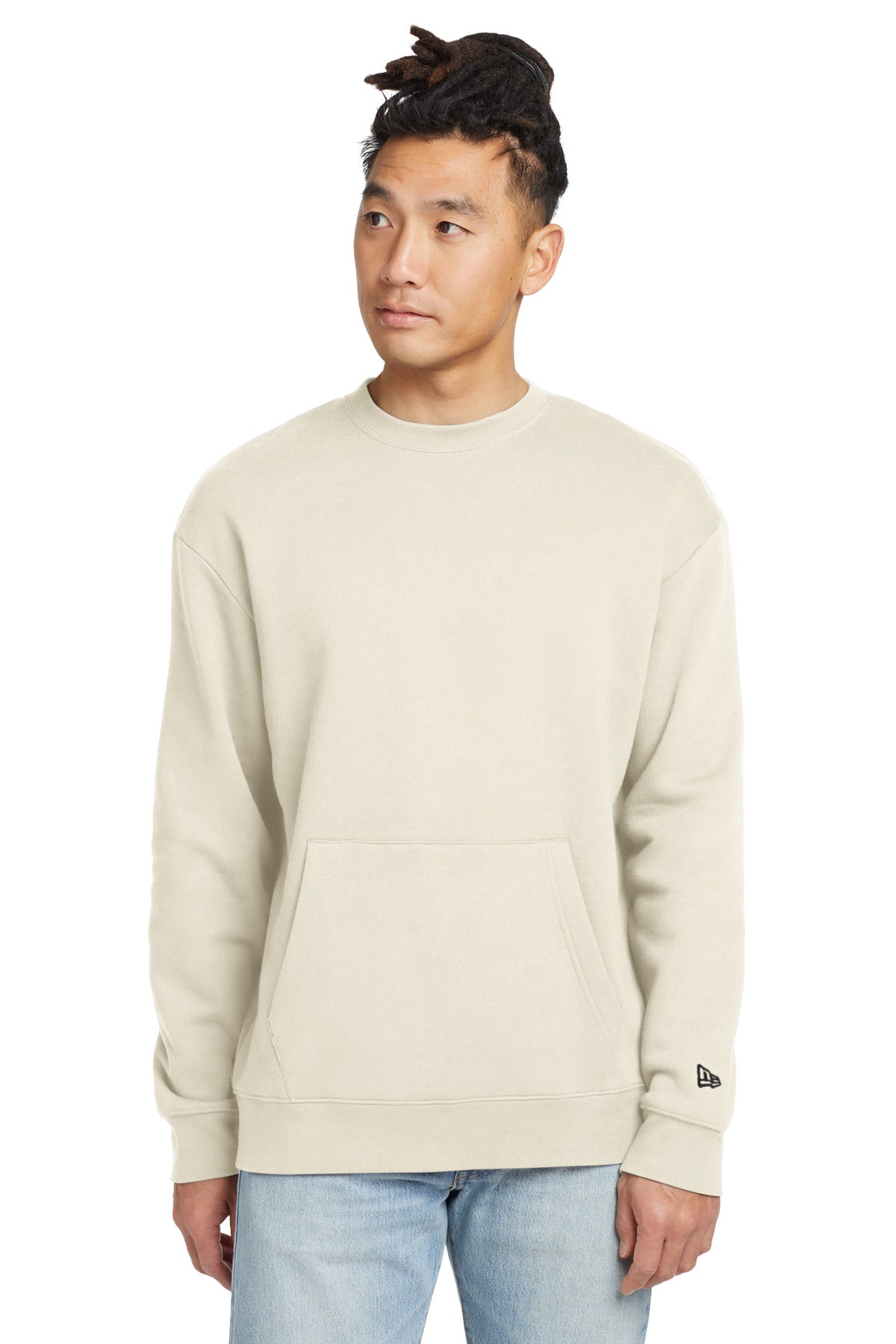 new era ®  heritage fleece pocket crew nea527