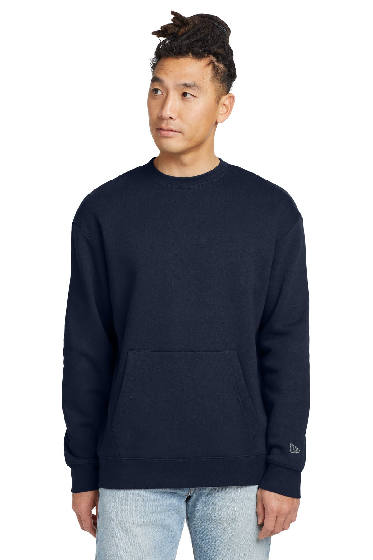 new era ®  heritage fleece pocket crew nea527