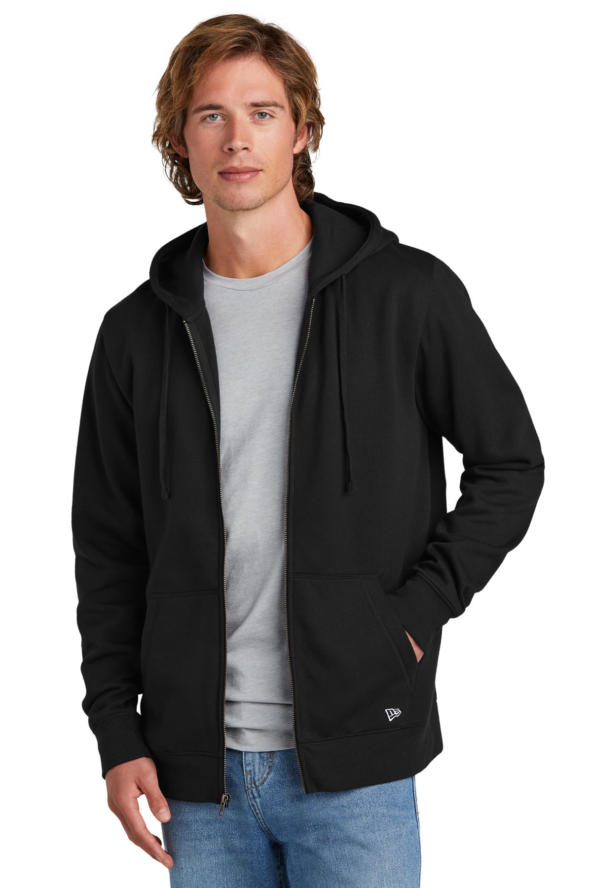new era ®  comeback fleece full-zip hoodie nea551