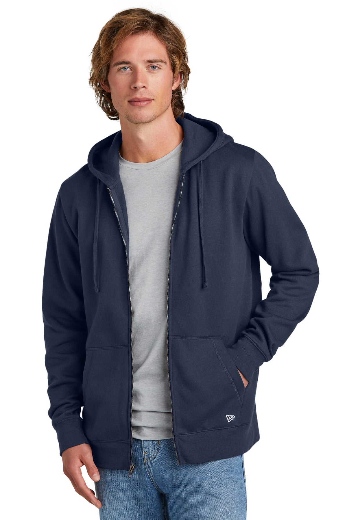 new era ®  comeback fleece full-zip hoodie nea551
