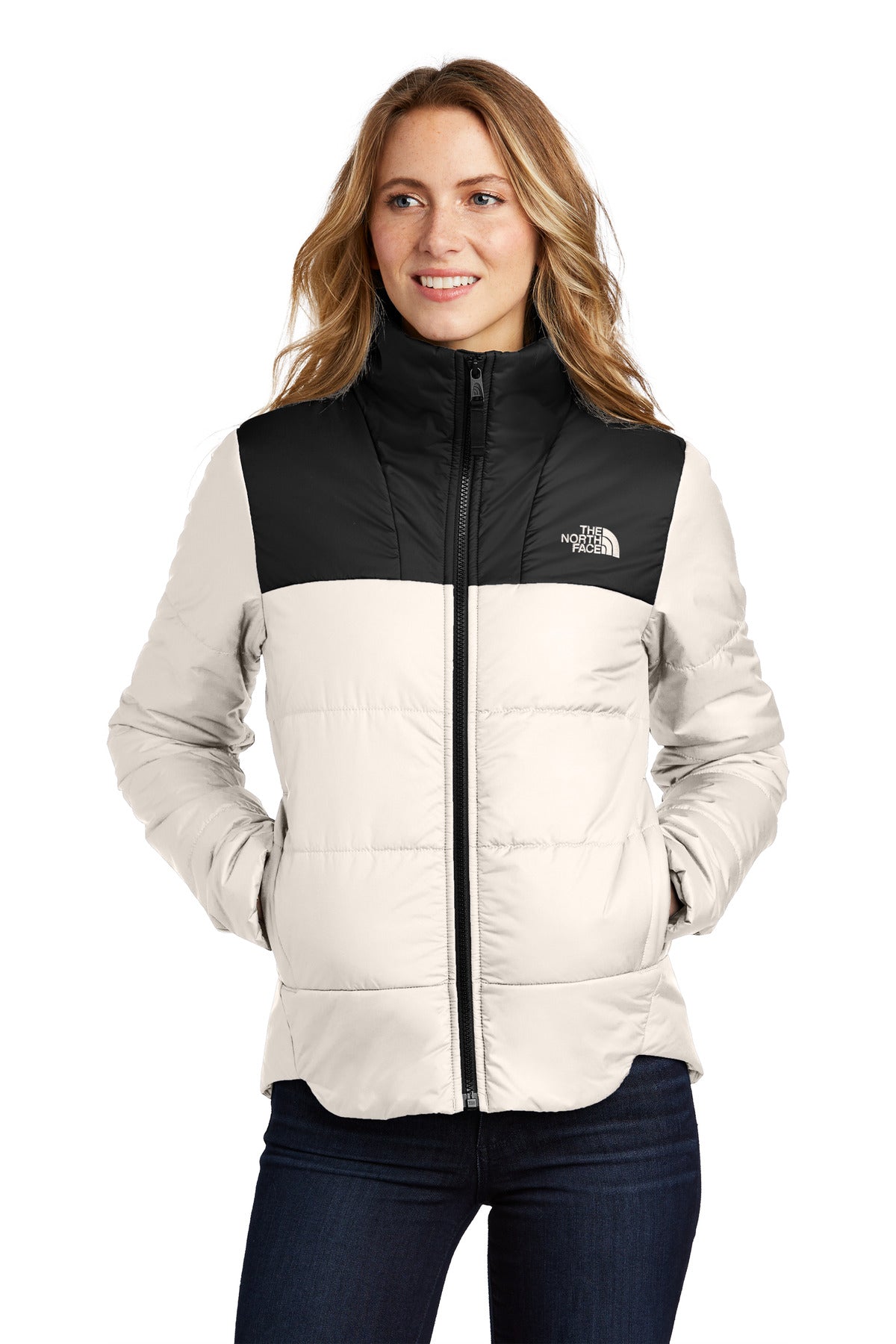 the north face ®  women's chest logo everyday insulated jacket nf0a7v6k
