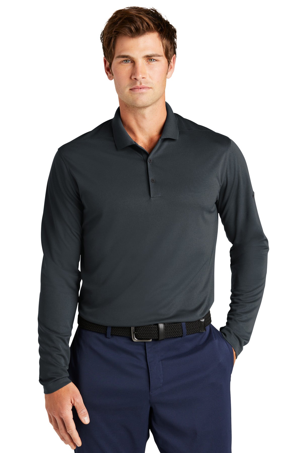 nike dri-fit micro pique 2.0 long sleeve polo nkdc2104