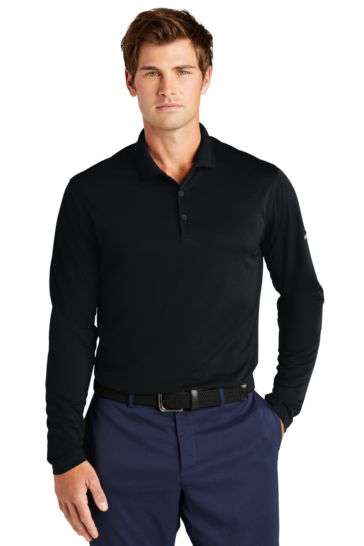 nike dri-fit micro pique 2.0 long sleeve polo nkdc2104