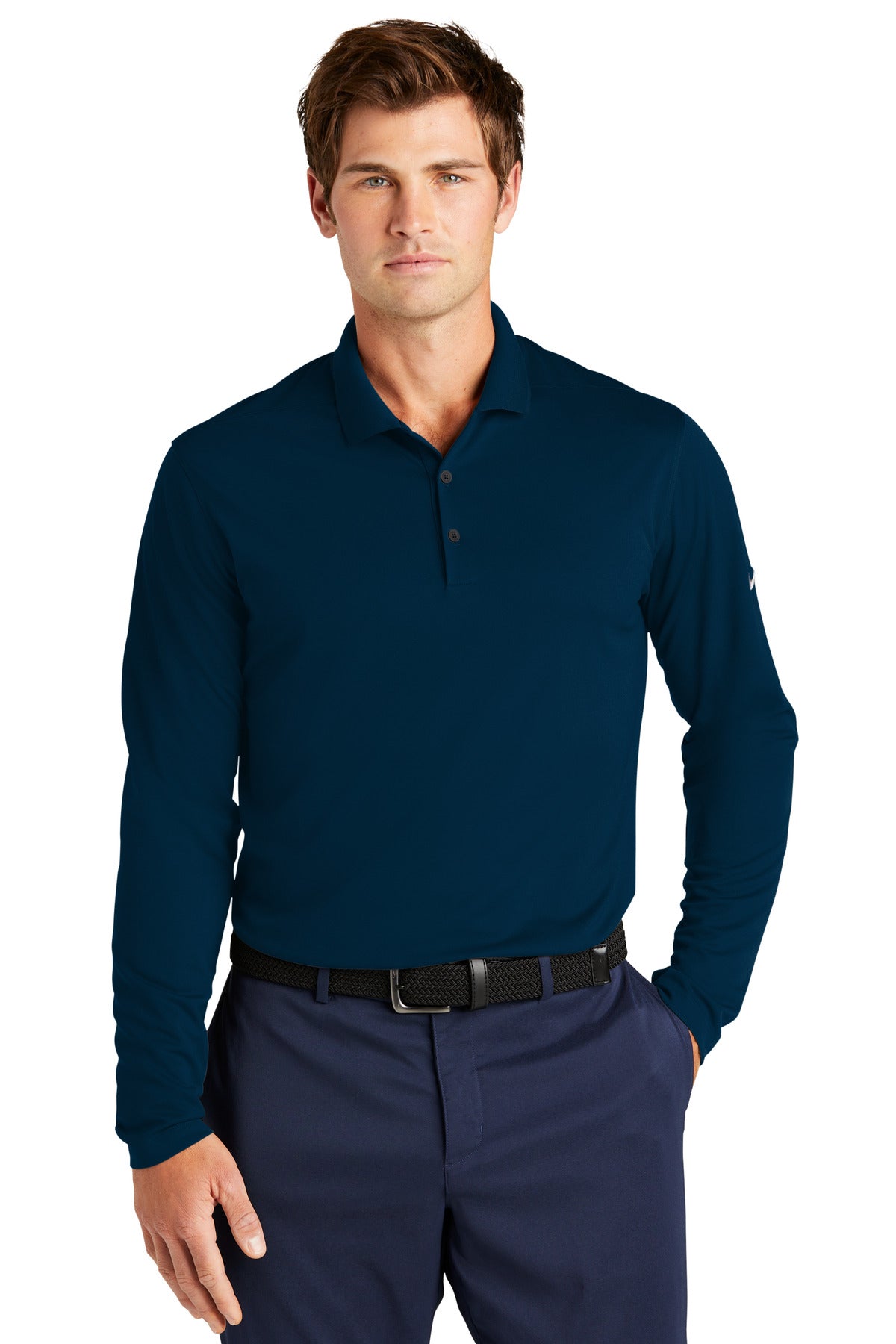 nike dri-fit micro pique 2.0 long sleeve polo nkdc2104