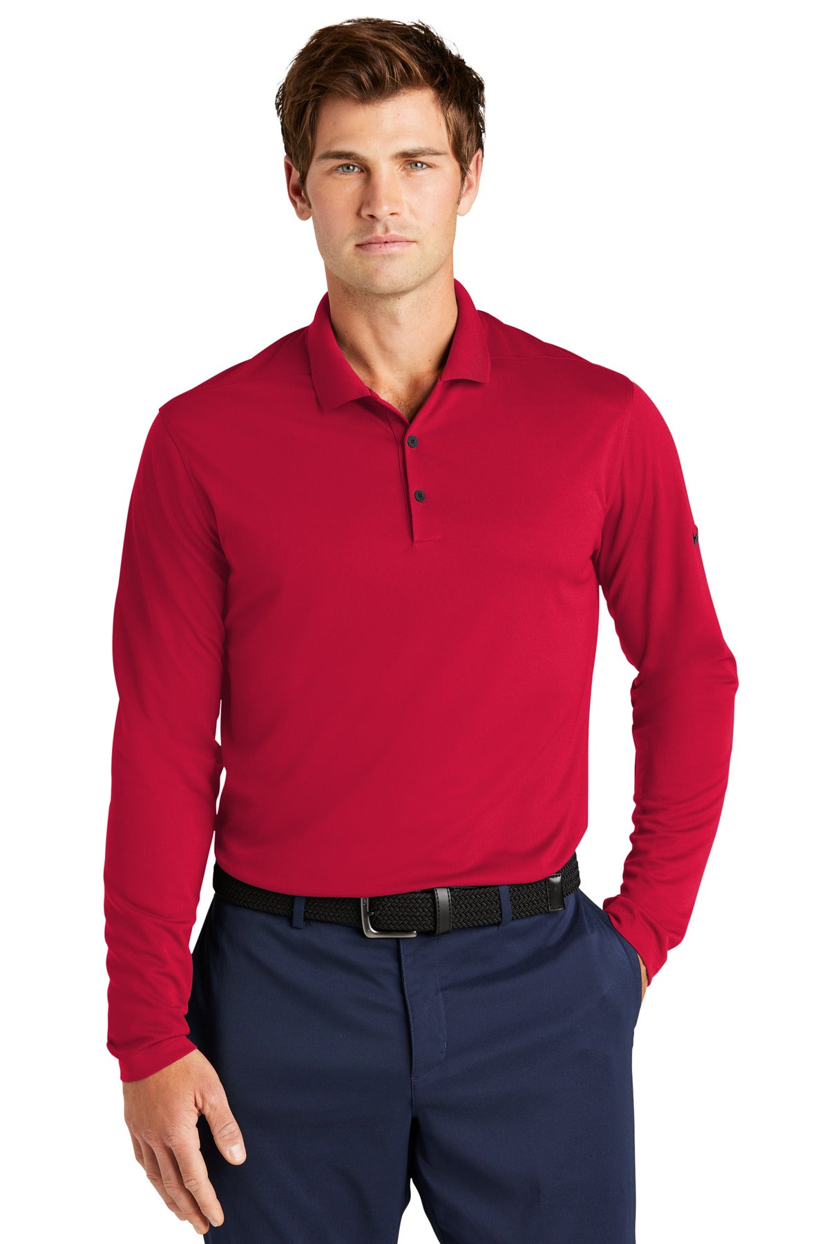 nike dri-fit micro pique 2.0 long sleeve polo nkdc2104