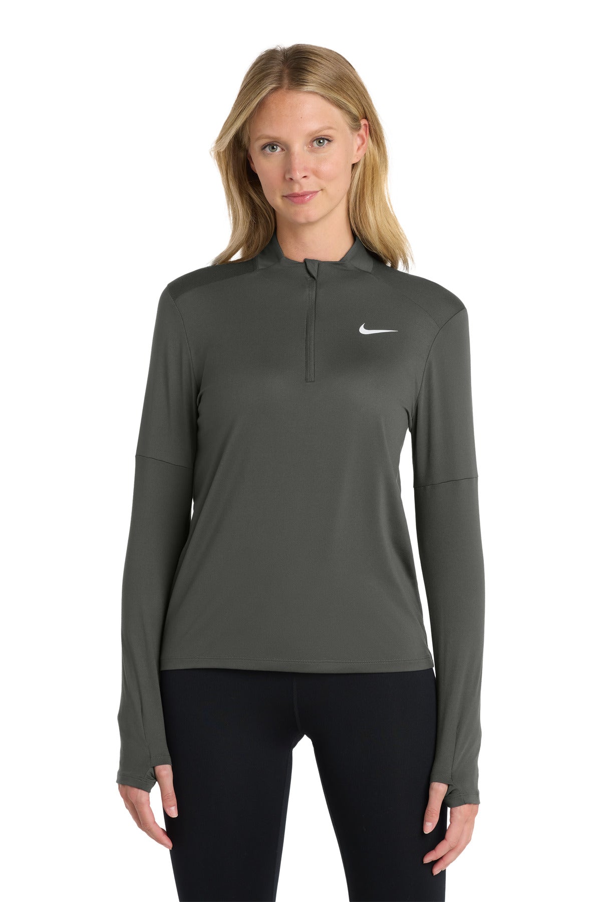 nike women's dri-fit element 1/2-zip top nkdh4951