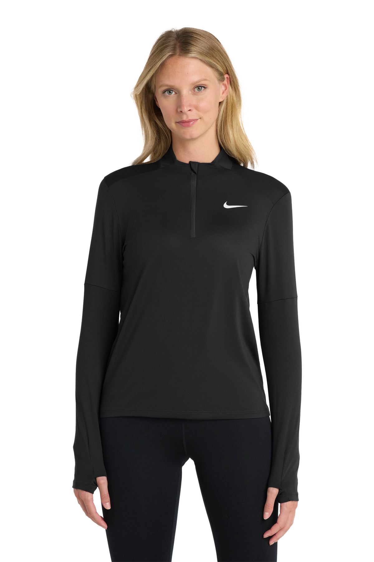 nike women's dri-fit element 1/2-zip top nkdh4951
