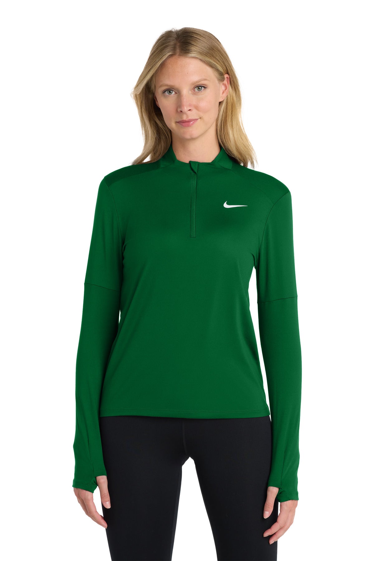 nike women's dri-fit element 1/2-zip top nkdh4951