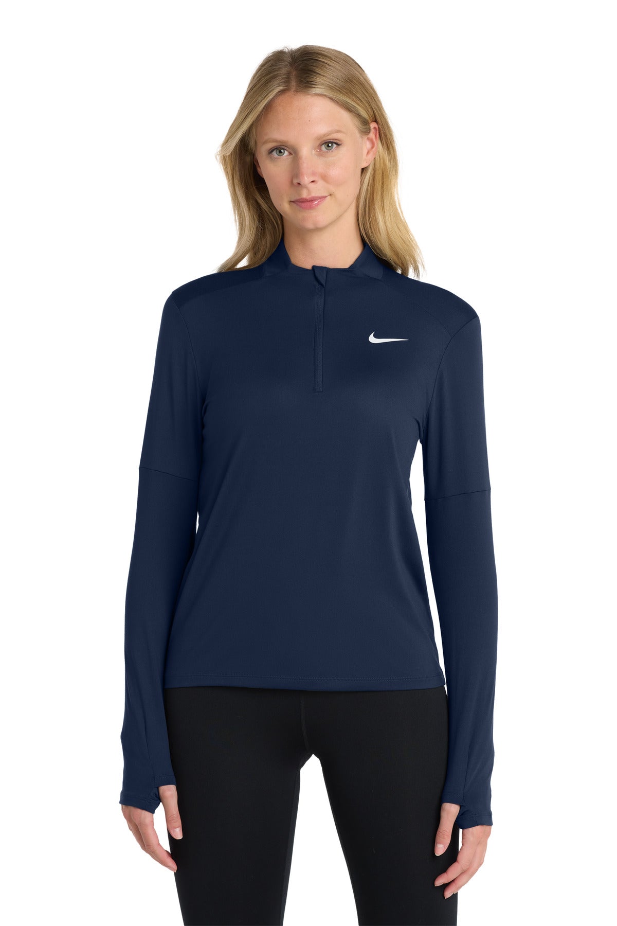 nike women's dri-fit element 1/2-zip top nkdh4951