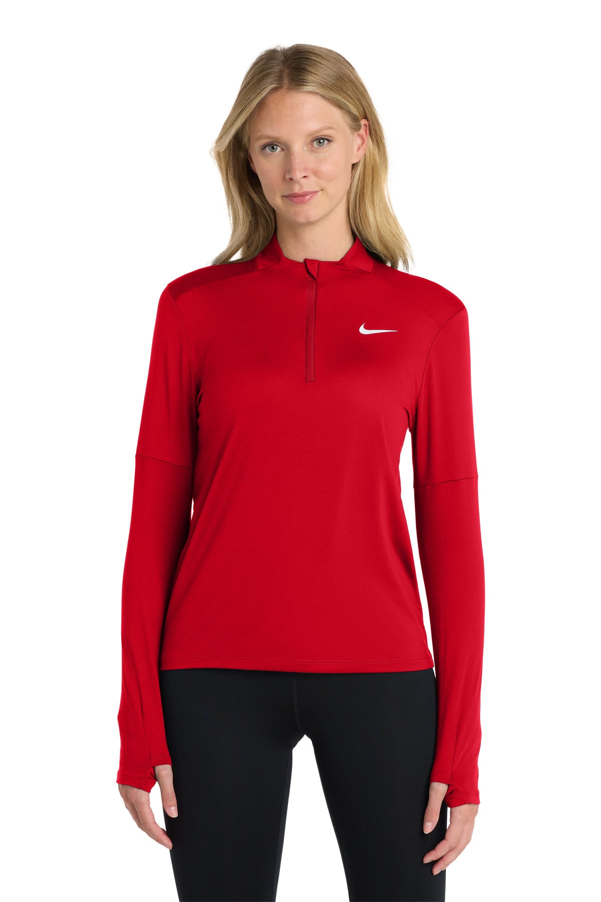 nike women's dri-fit element 1/2-zip top nkdh4951