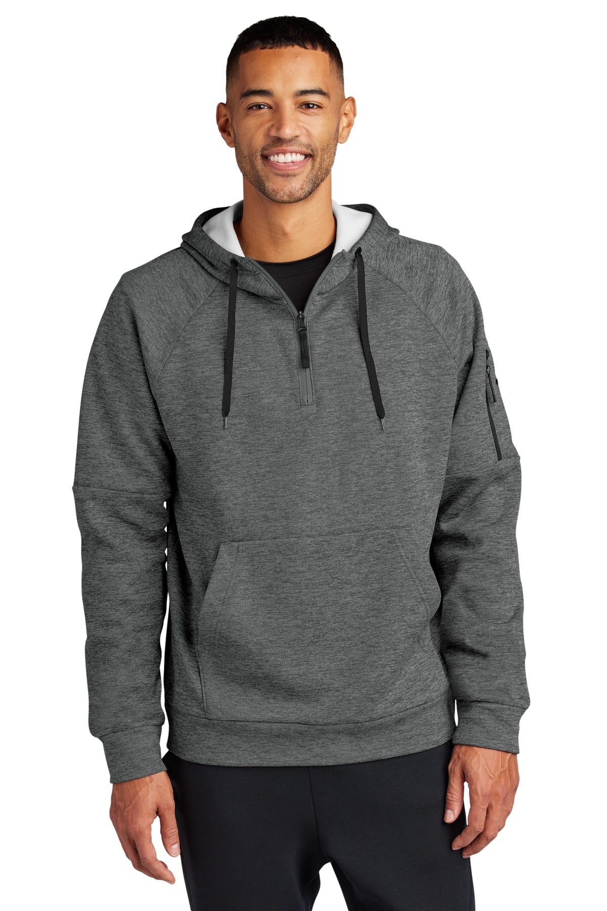nike therma-fit pocket 1/4-zip fleece hoodie nkfd9742