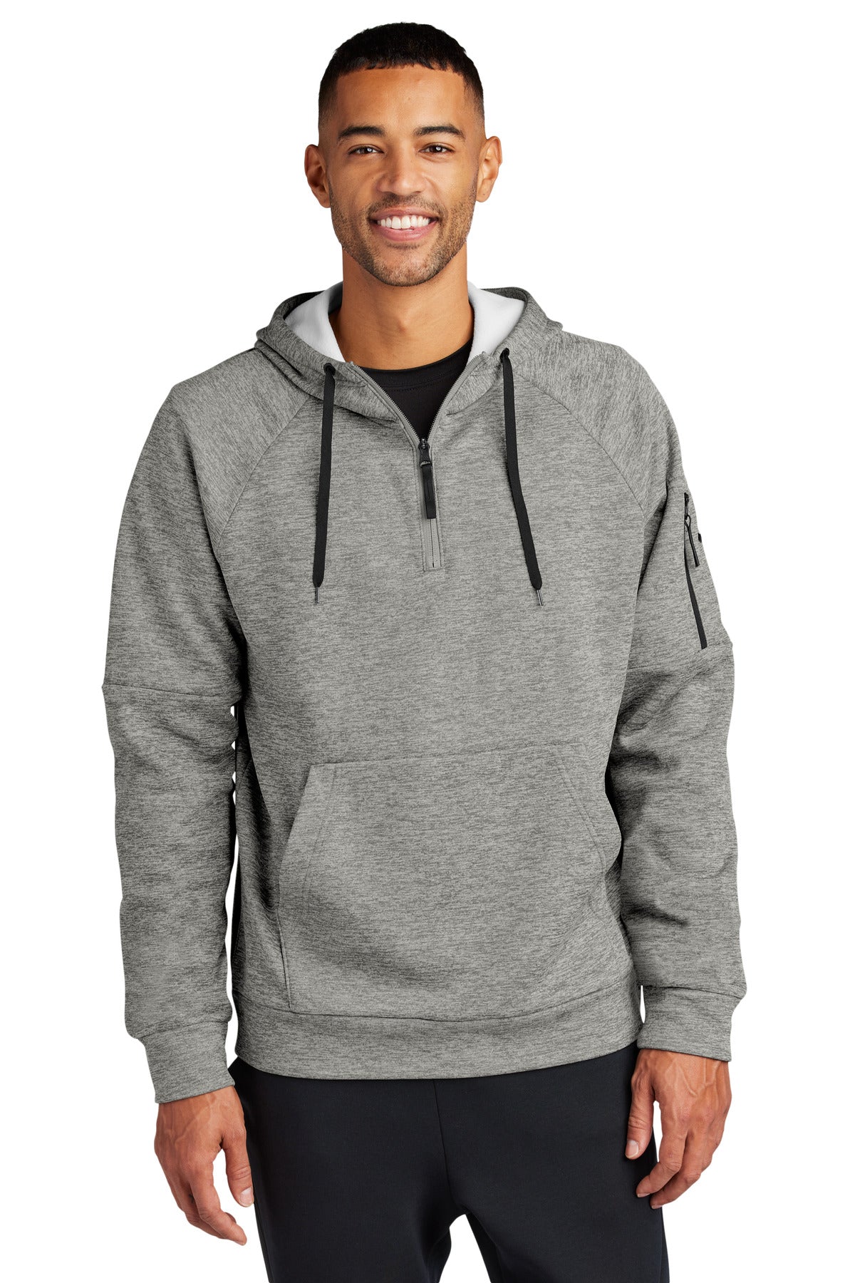 nike therma-fit pocket 1/4-zip fleece hoodie nkfd9742