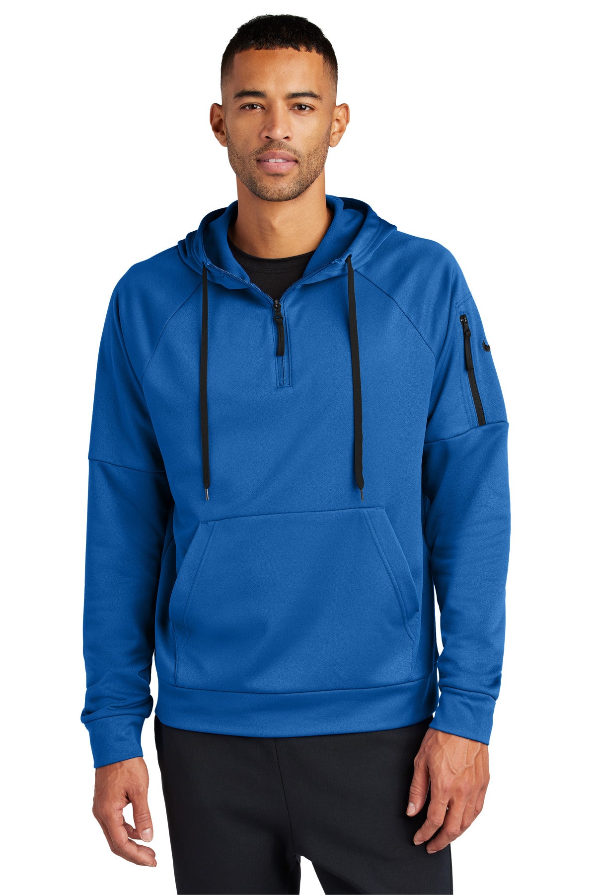 nike therma-fit pocket 1/4-zip fleece hoodie nkfd9742