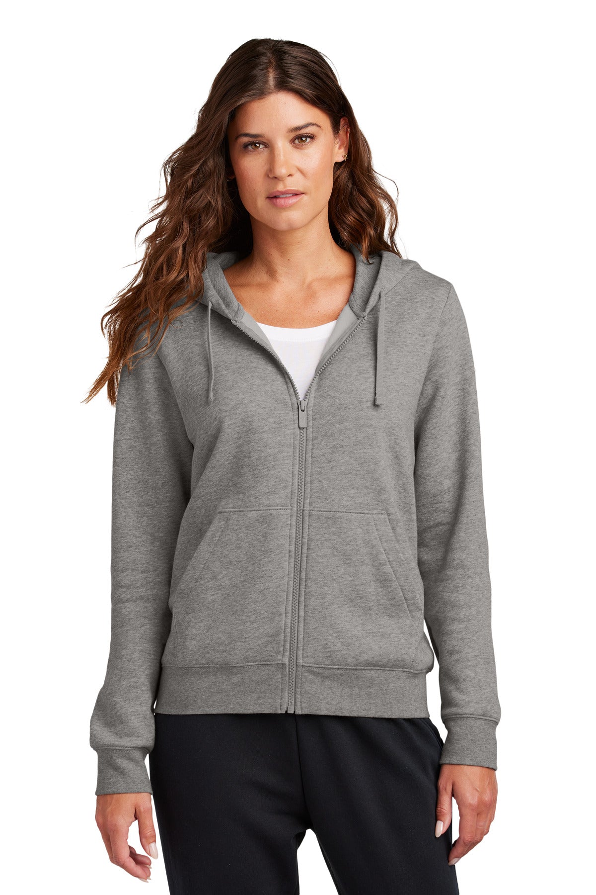 nike women's club fleece sleeve swoosh full-zip hoodie nkfd9890