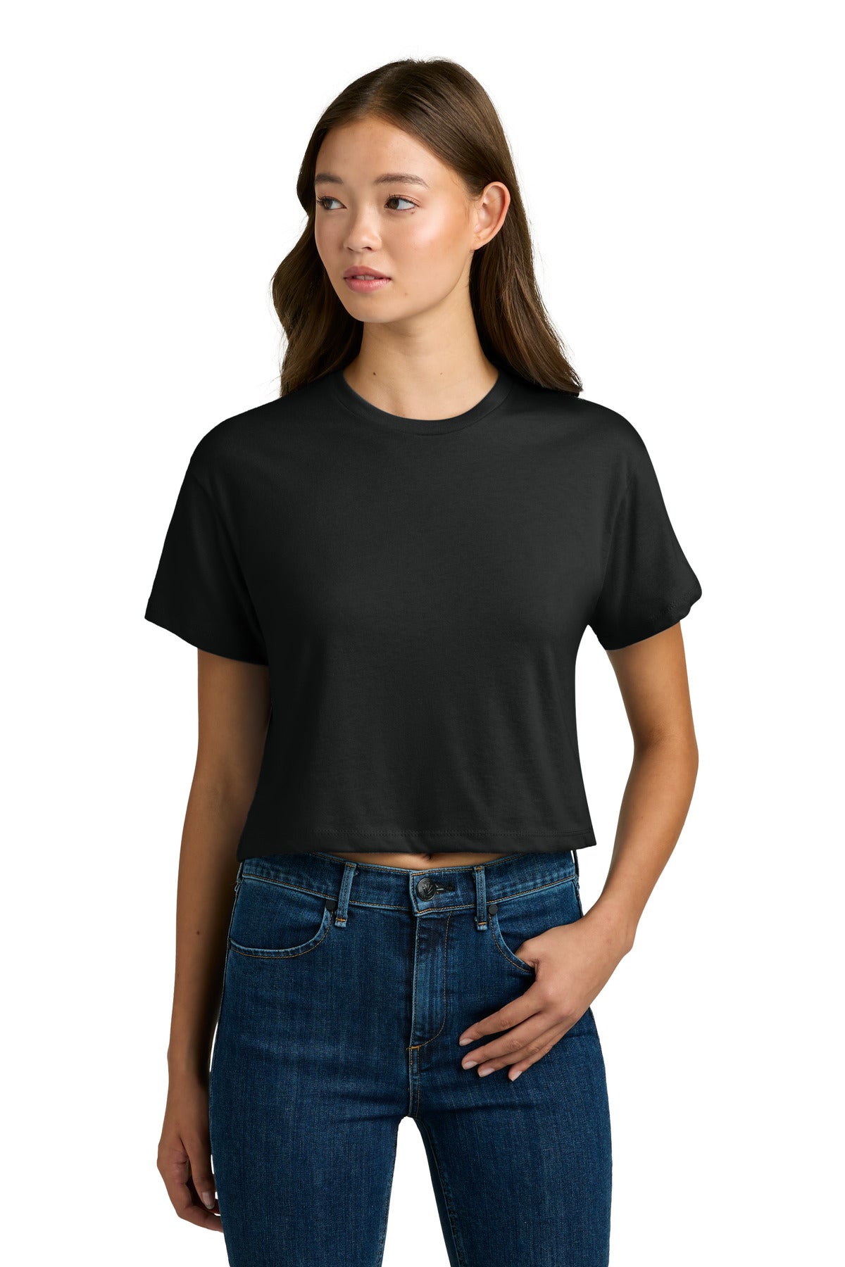 next level apparel ®  women's ideal crop top nl1580