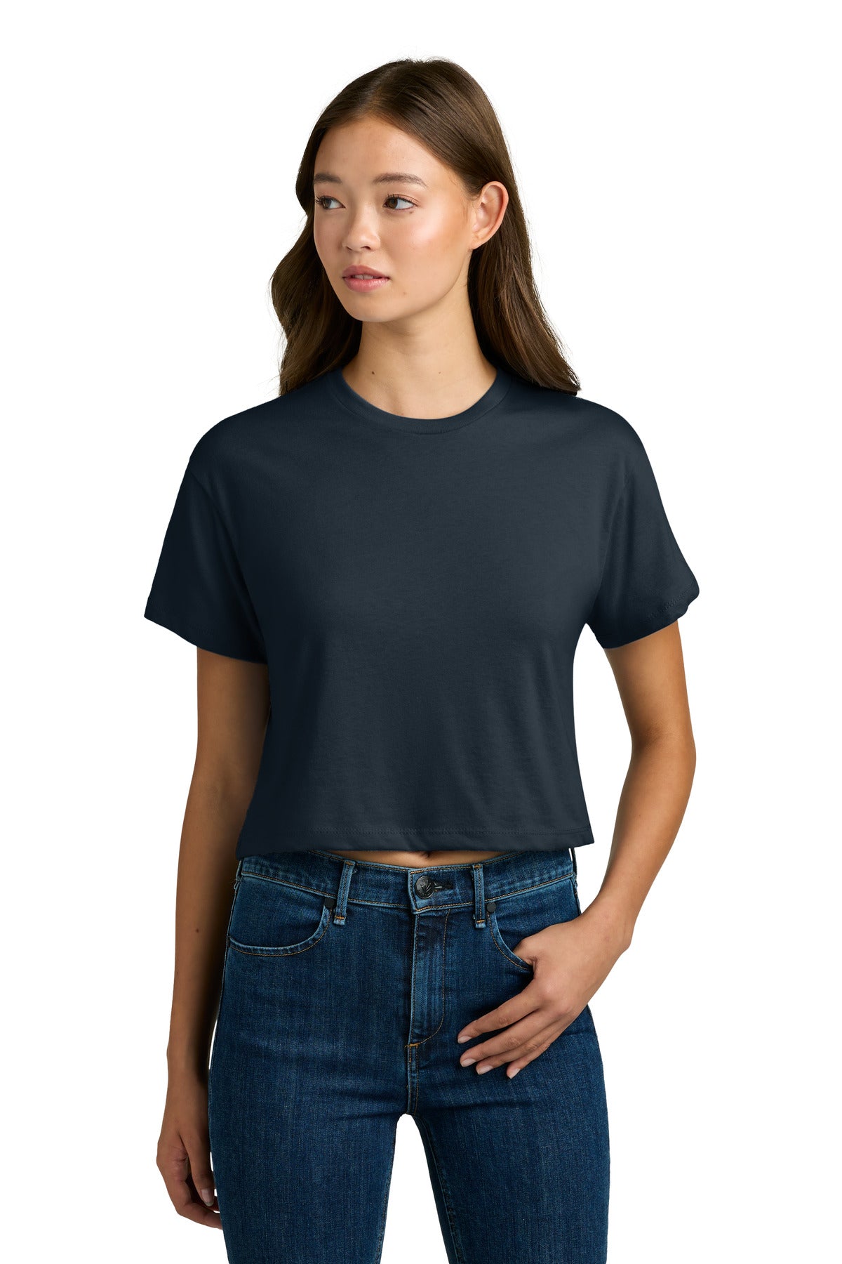 next level apparel ®  women's ideal crop top nl1580