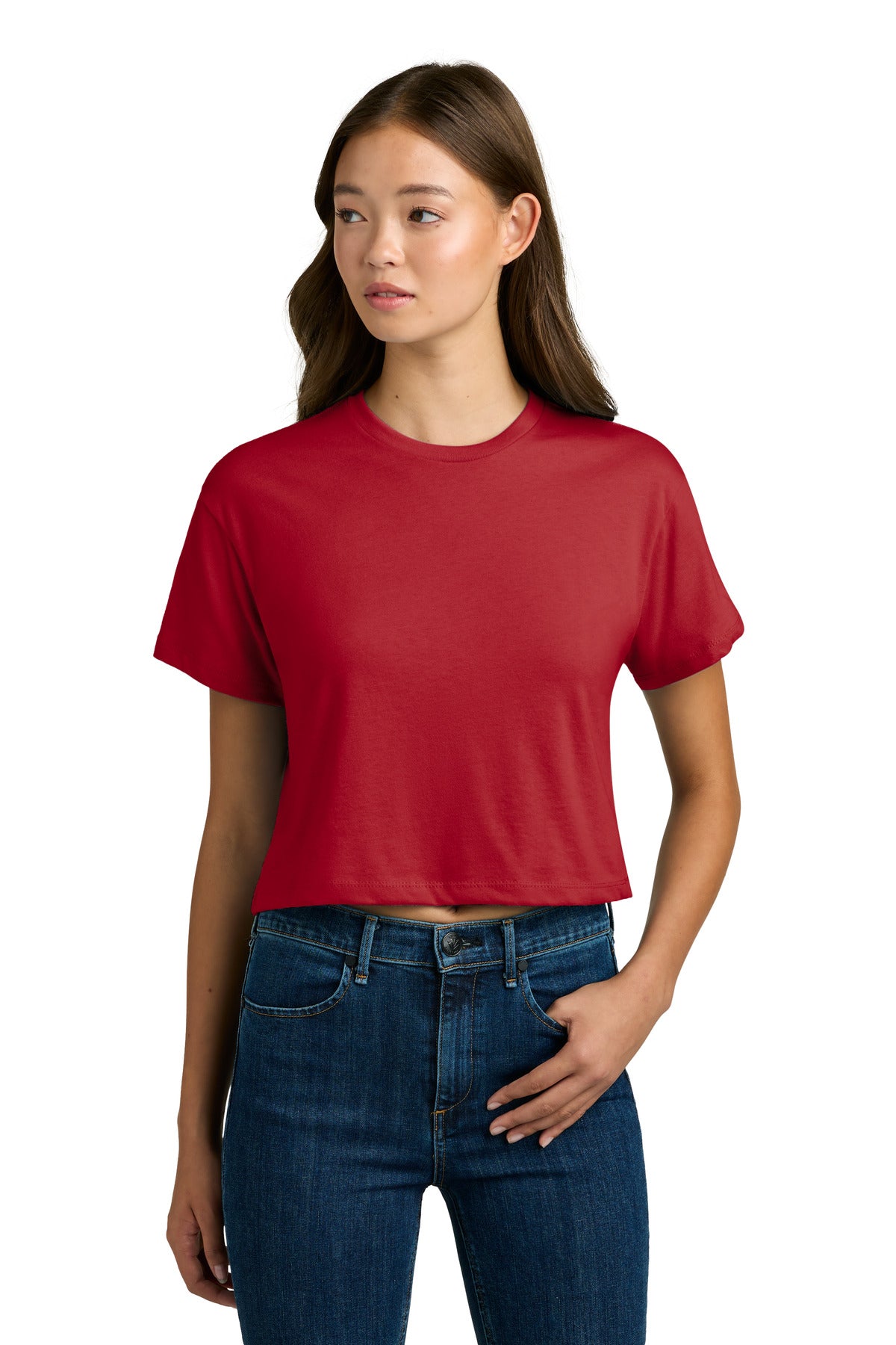 next level apparel ®  women's ideal crop top nl1580
