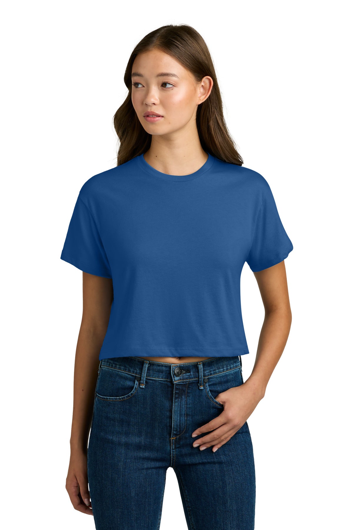next level apparel ®  women's ideal crop top nl1580