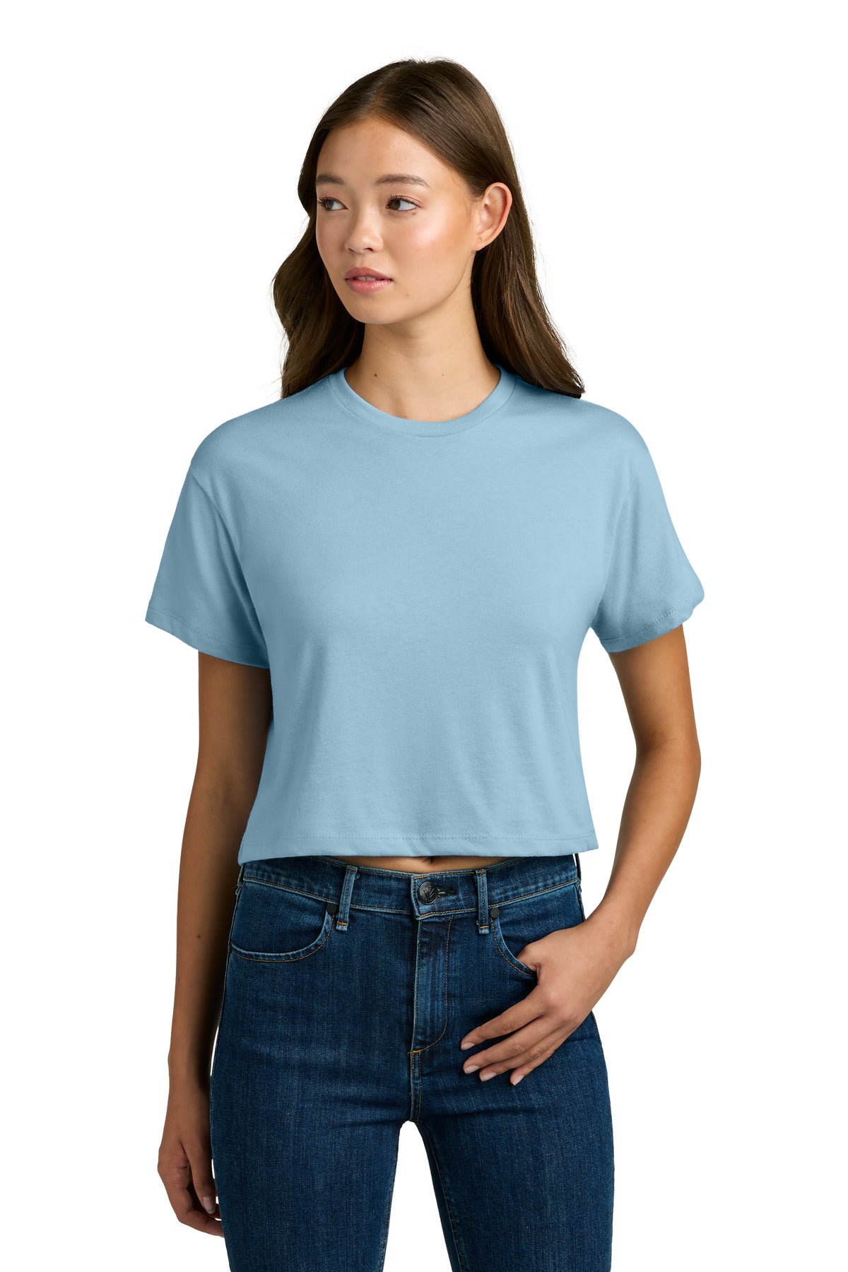 next level apparel ®  women's ideal crop top nl1580