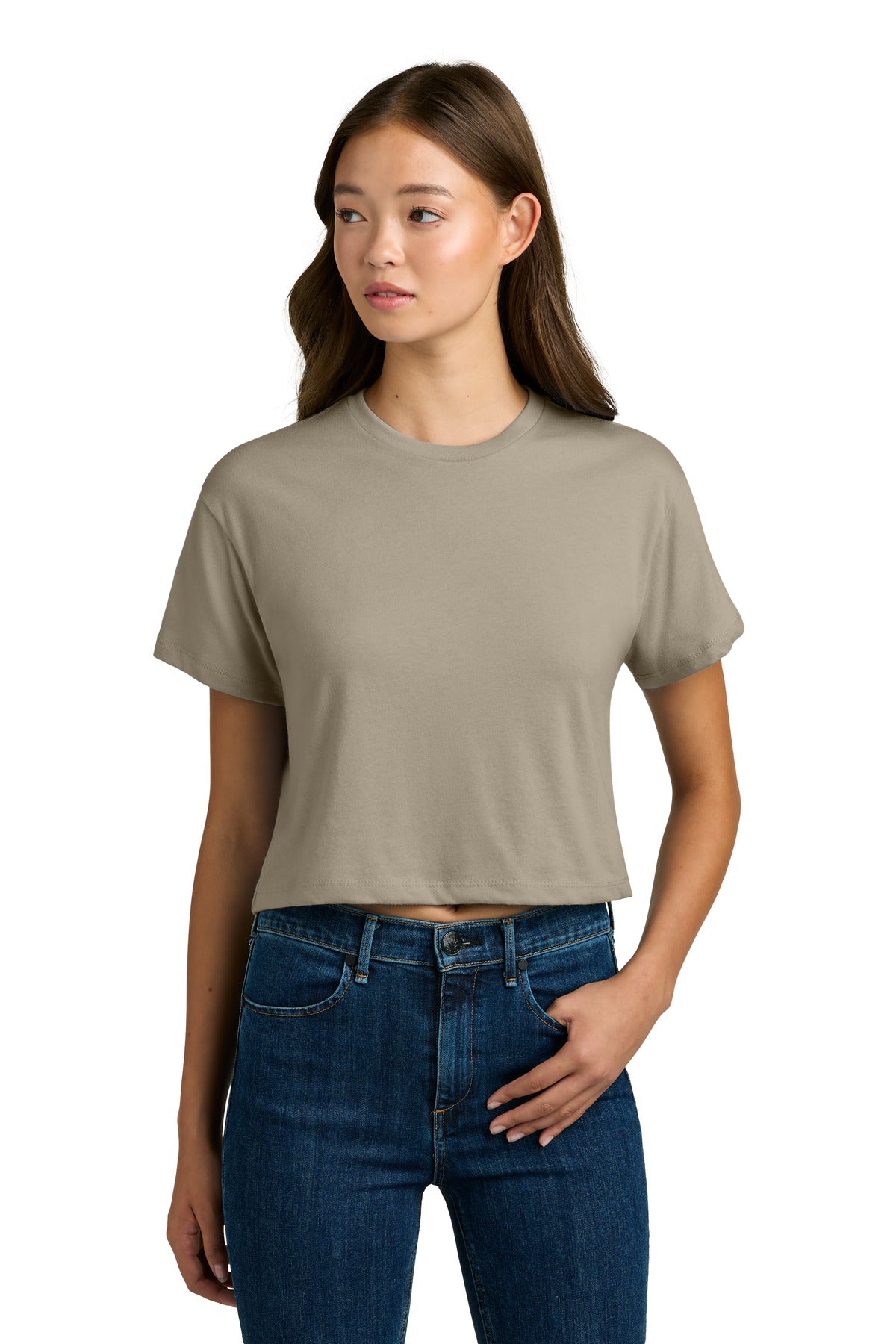 next level apparel ®  women's ideal crop top nl1580