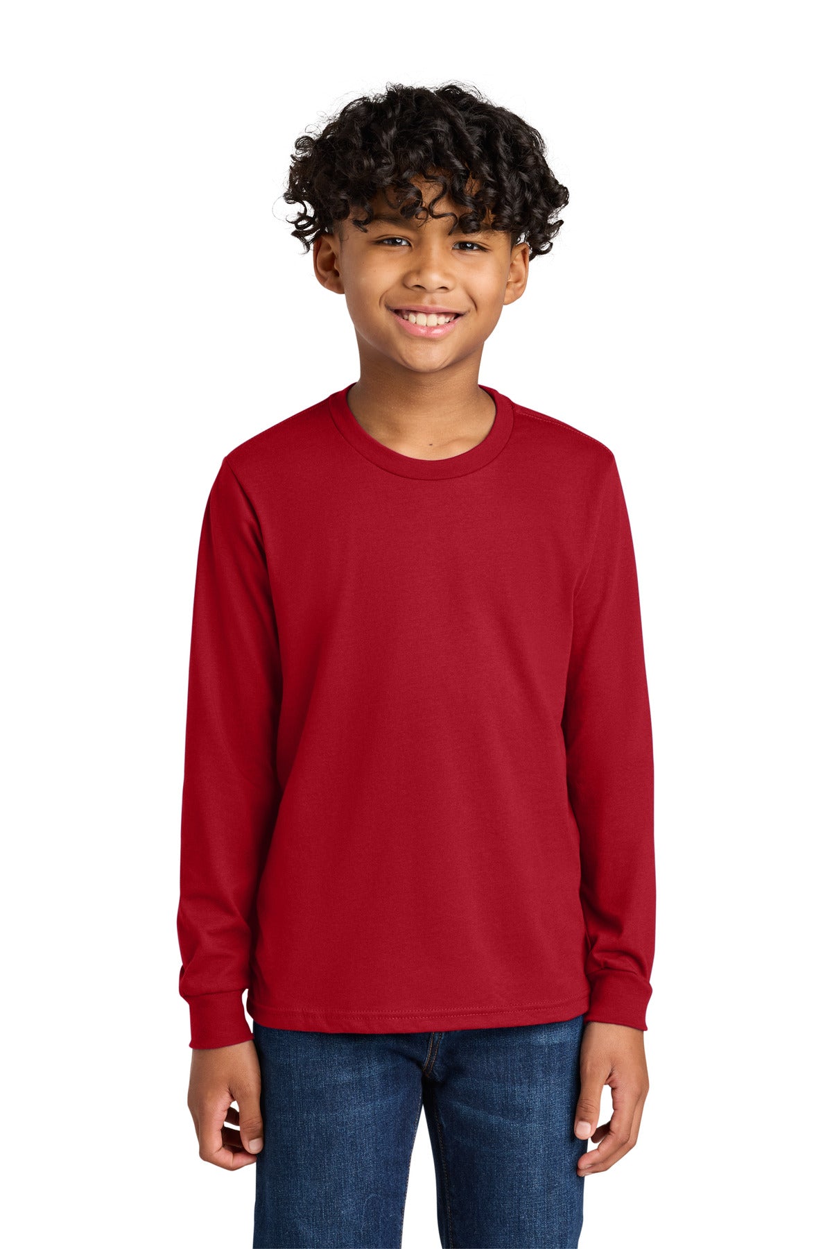 next level apparel ®  youth cotton long sleeve tee nl3311