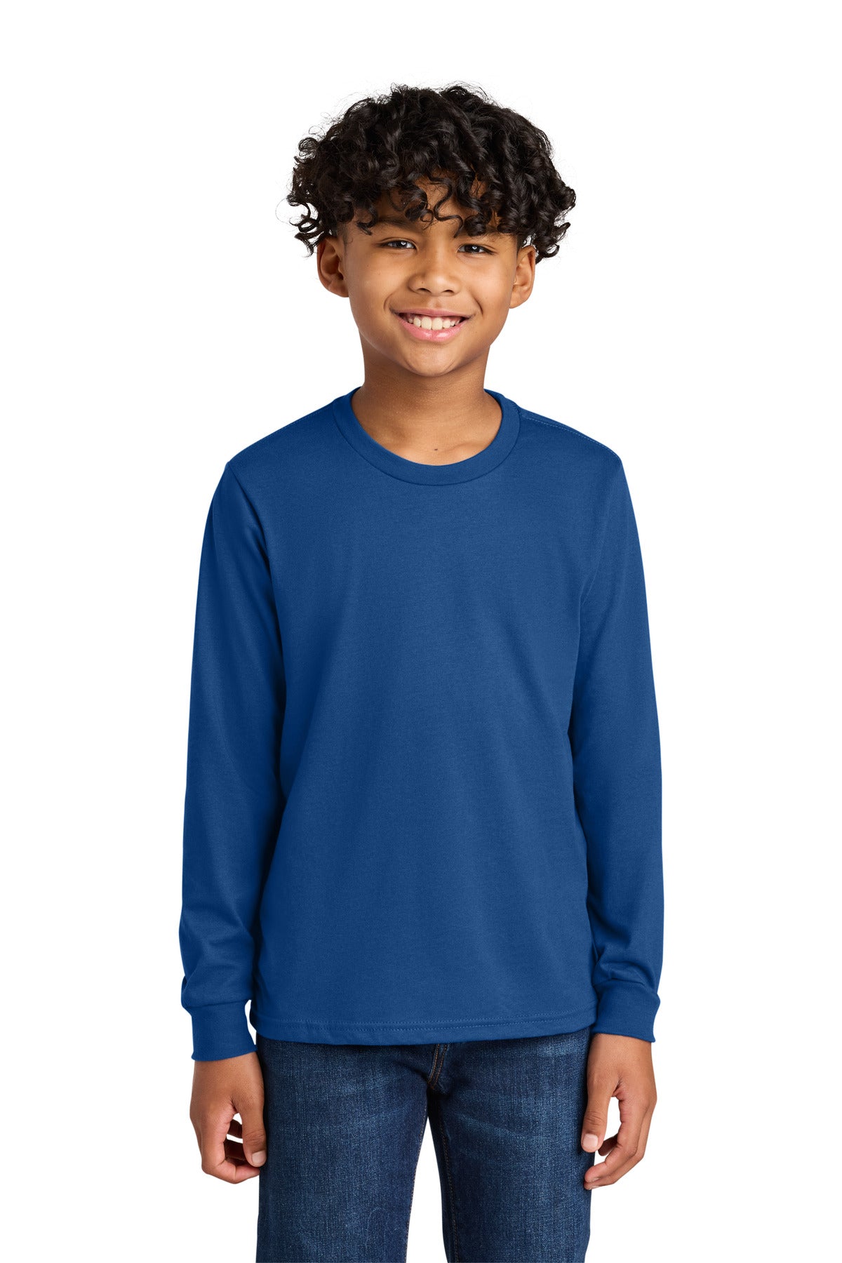 next level apparel ®  youth cotton long sleeve tee nl3311