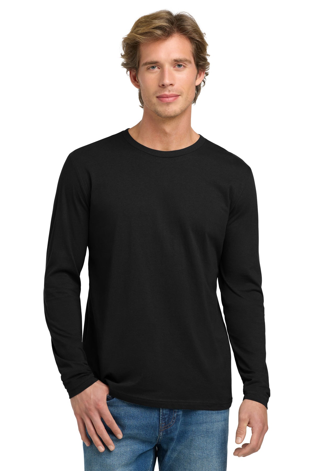 next level apparel ®  cotton long sleeve tee. nl3601