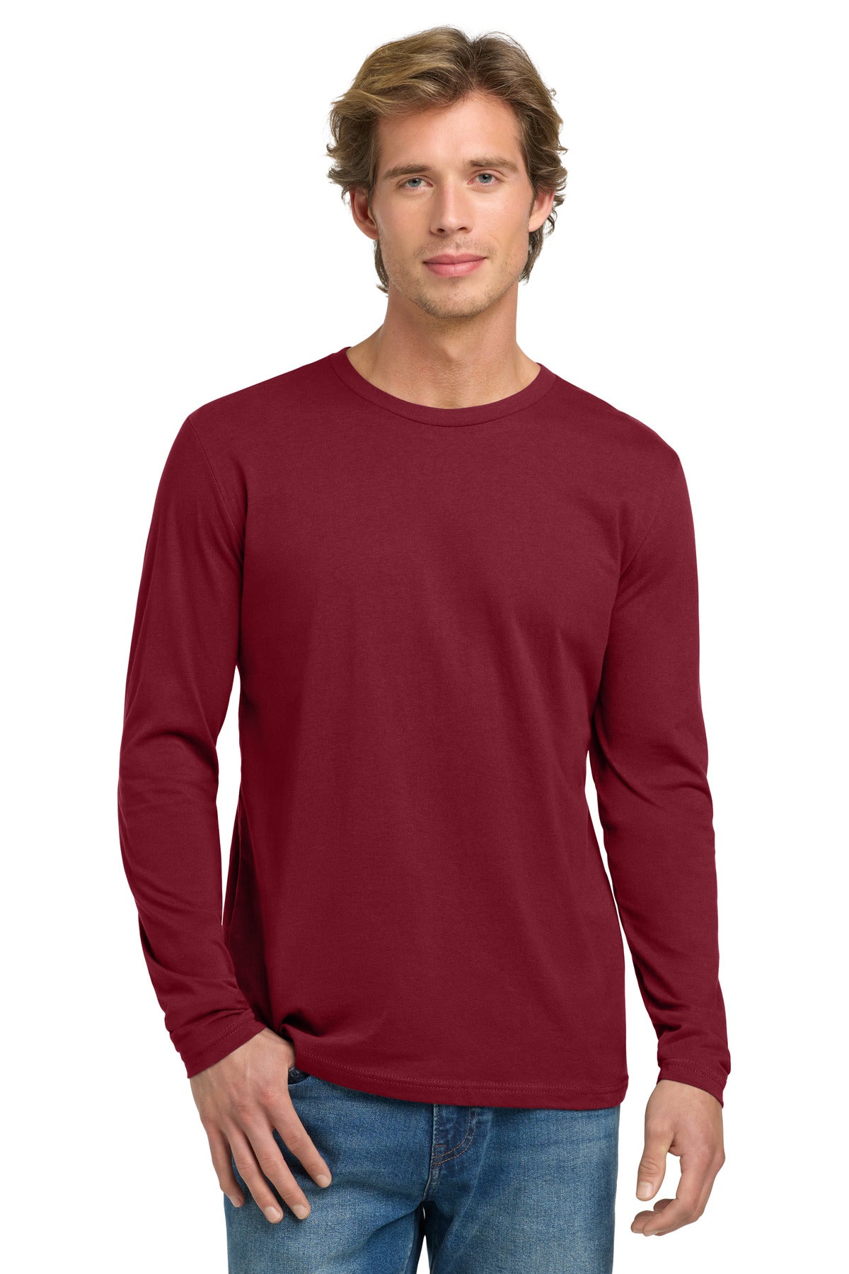next level apparel ®  cotton long sleeve tee. nl3601