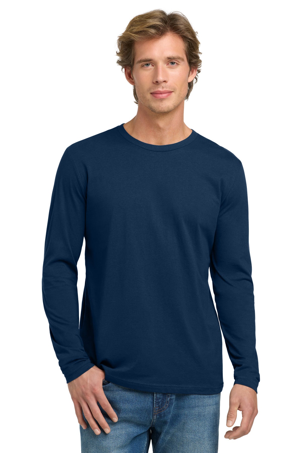 next level apparel ®  cotton long sleeve tee. nl3601
