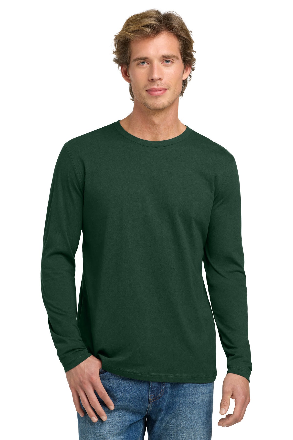 next level apparel ®  cotton long sleeve tee. nl3601